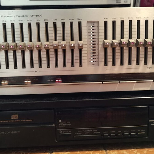 Technics Equalizer SH-8020 used vintage stereo 12 bands