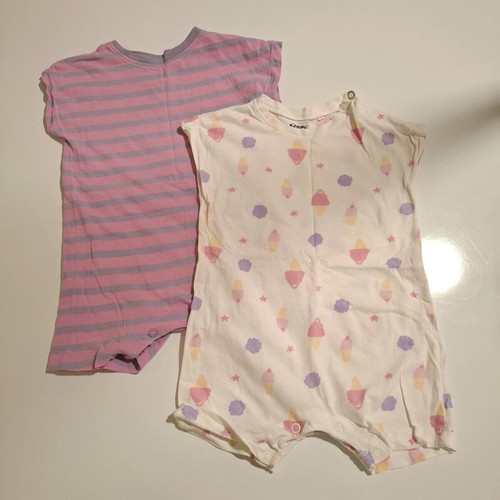 Sinsay short-sleeve bodysuit set 6-9 months like new, summer