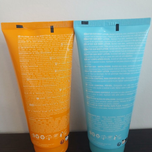 Solene Sunscreen SPF 50 and After Sun Lotion with Aloe Vera new