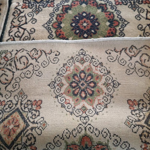 Persian handwoven rugs used, set of 2, 1970s