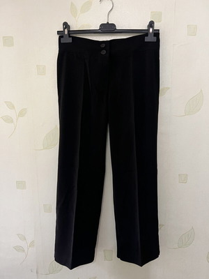 A-Style Black Women's Straight Pants New, Thin Summer Fabric