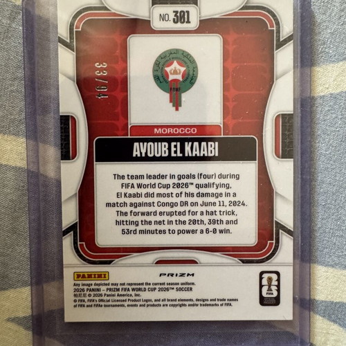 Morocco World Cup 2026 Ayoub El Kaabi card like new