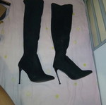 Migato high-heeled boots like new, black, size 38