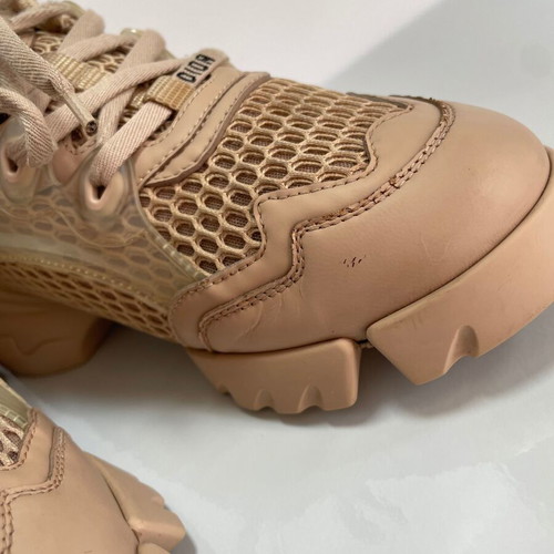Christian Dior D-Connect sneakers used, size 37.5, beige