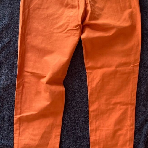 Men's Italian Pants like new, size S-M, terracotta orange