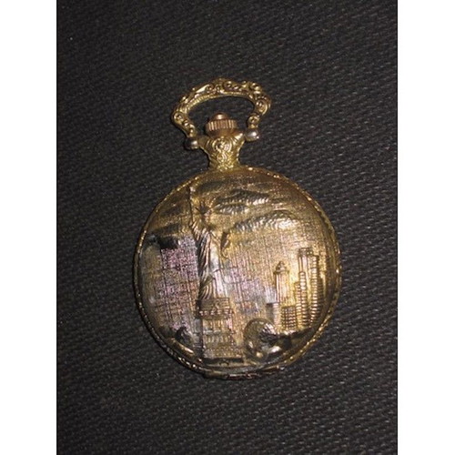 WFPW Quartz pocket watch used, 5.4 cm diameter