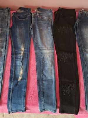 Bershka skinny jeans pack of 5, size 36, like new