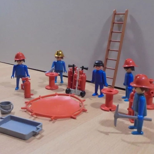 Playmobil 3491 Fire Brigade old incomplete set used from Lyra