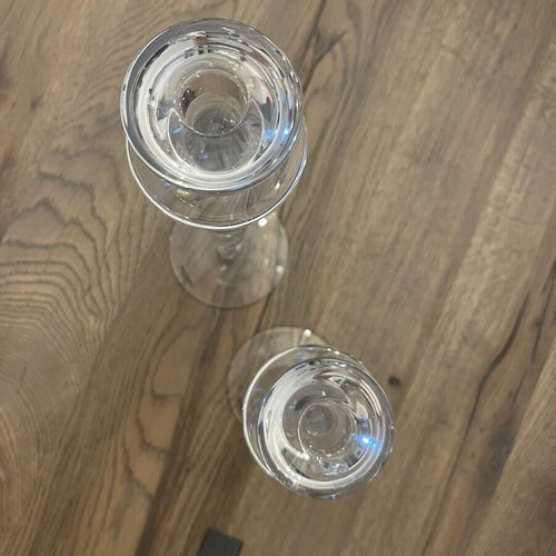 Kosta Boda candleholders like new, set of two