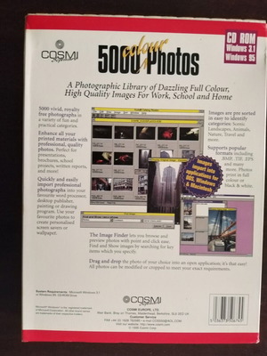 COSMI 5000 Colour Photos software bundle