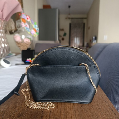 Bershka black evening shoulder bag