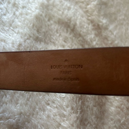 Louis Vuitton belt used, women's, brown, size 90