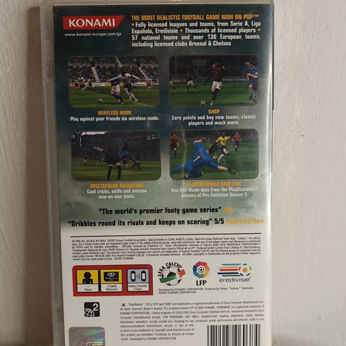 Pro Evolution Soccer PES 5 PSP game like new