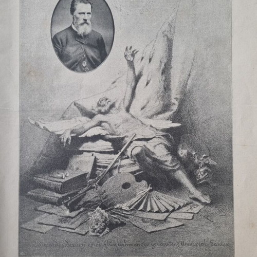 Niva Russian magazine 1896, used, issue 43 with K. Makovsky cover