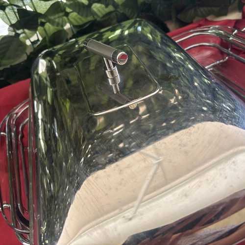 Chafing Dish Harmony stainless steel and heat-resistant glass like new