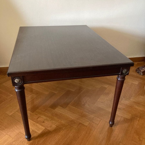 Mahogany coffee tables used, square and rectangular