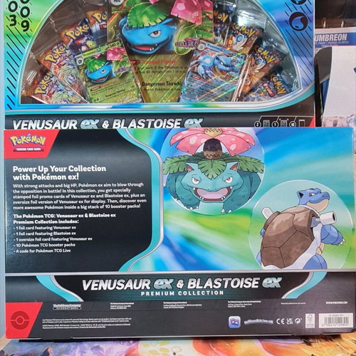 Pokemon TCG Venusaur ex & Blastoise ex Premium Collection new