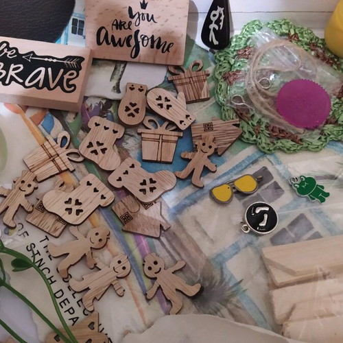 Craft materials like new