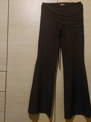 Skandalo SDL vintage brown flare pants size Large like new