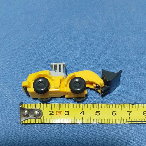 Kinder toy pack of 3: tractor, loader, tricycle