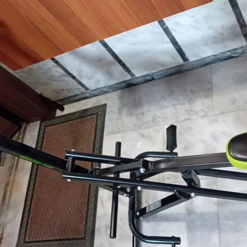 Elliptical rowing fitness machine