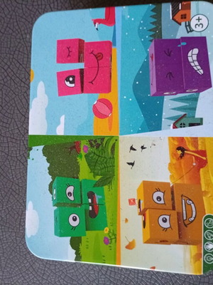 Speed and Perception Game like new with cards and cubes
