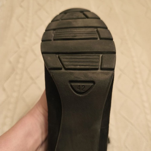 Marco Tozzi black ankle boots like new, size 41-42