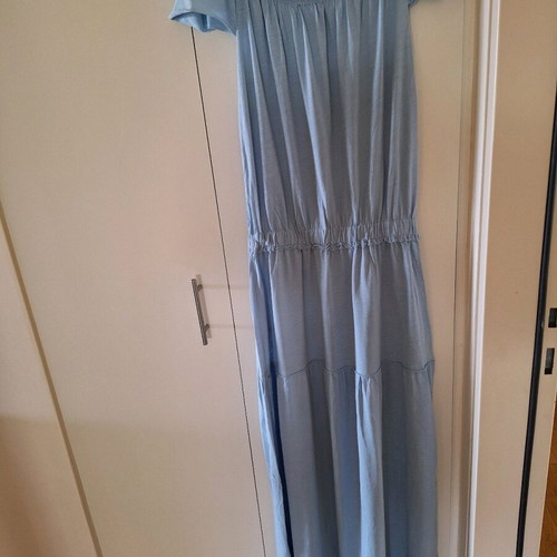 Celestino long blue dress like new, comfortable, summer