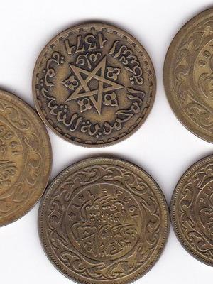 Morocco coins used