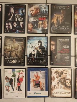 DVD used movies from newspapers and magazines, pack of 15