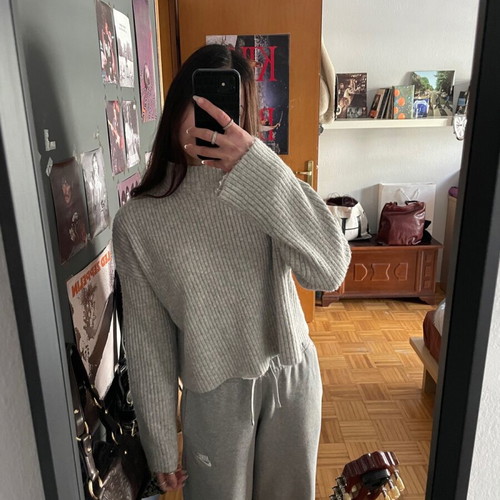 Bershka sweater like new, gray, size S