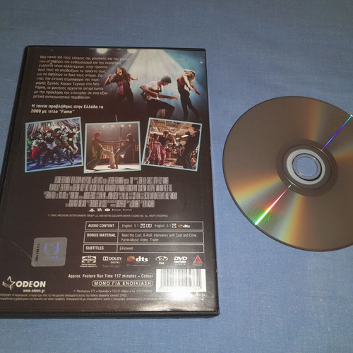 Fame DVD used, romantic genre with subtitles