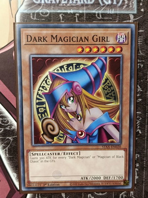 Dark Magician Girl card like new with Ultra Pro sleeve