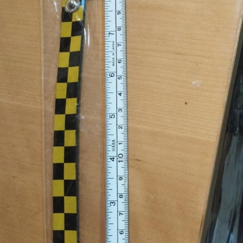 Unisex Hot Topic Yellow Black Stud Rocker Biker Bracelet new