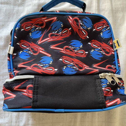 Sonic lunch bag with two compartments