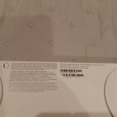 Apple Watch Series 9 45mm Midnight AI Sb M/L GPS new