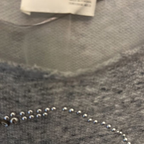 Zara blouse used with studs and built-in transparency, size M