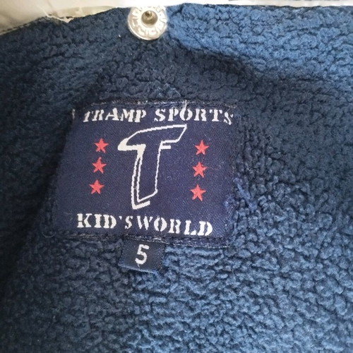 Tramp Sports Kids World kids jacket like new, size 5, beige with blue