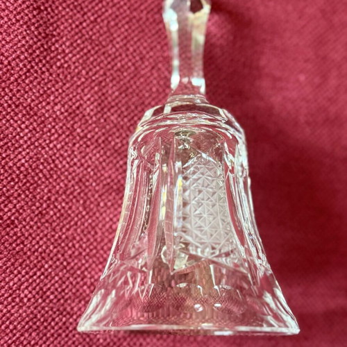 Crystal vintage bell like new, height 13cm