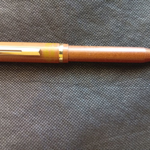 Camel Trophy pen set used vintage with wood-like case