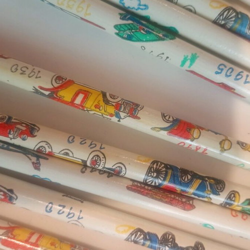 School pencils new, set of 15 pieces