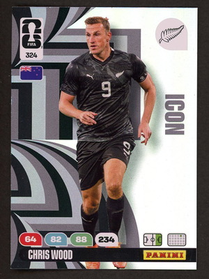 2026 Panini World Cup Adrenalyn XL #324 Wood Icons πακέτο σαν καινούργιο