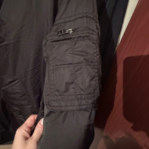 Bershka women's jacket XS black new with elastic waist