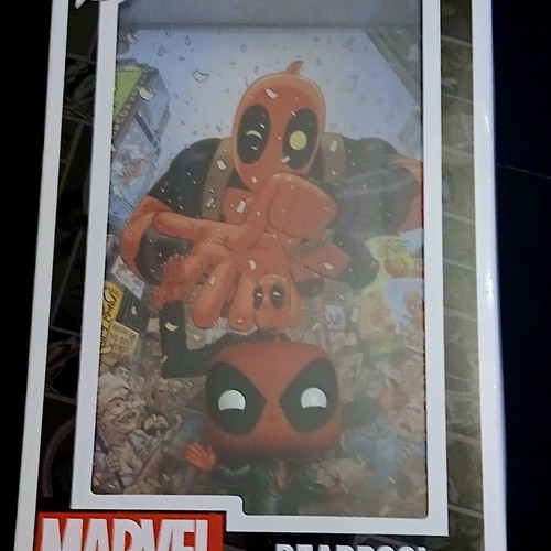 Funko Pop! Comic Covers Marvel Deadpool Black Suit #46 new