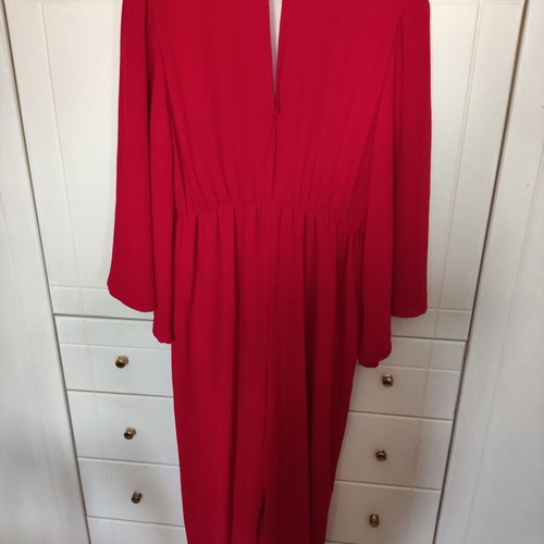 XXLOVE Red One-Piece Jumpsuit Like New Size 3