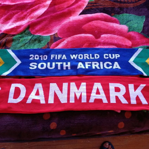 Sports scarves like new, set of 2, length 140 cm