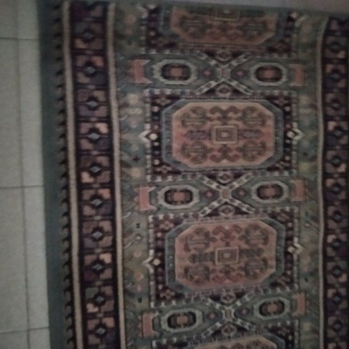 Runner used in classic design, green shades