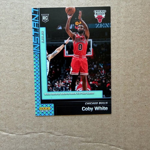Panini Instant Rookie Coby White like new Chicago Bulls