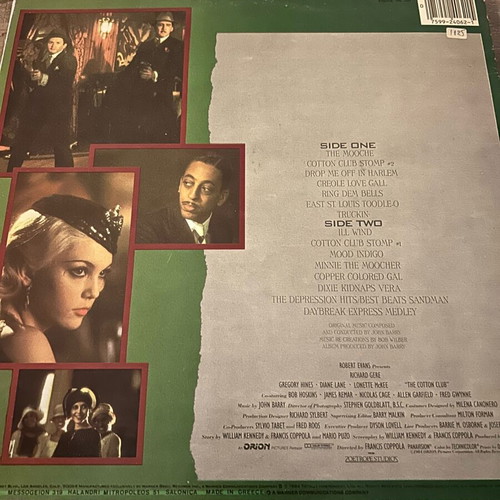 The Cotton Club vinyl used, jazz