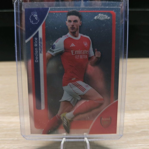 Declan Rice Base Topps Chrome Premier League 2025/26 card like new
